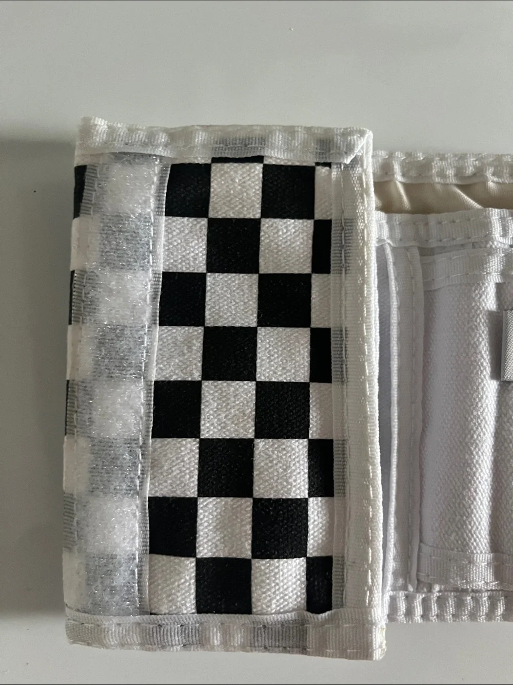 Vans Black & White Checkerboard Tri-Fold Wallet